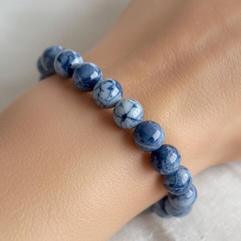 Sodalit Bileklik El Yapımı