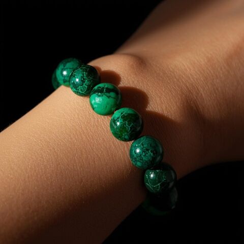 Malahit Bileklik El Yapımı