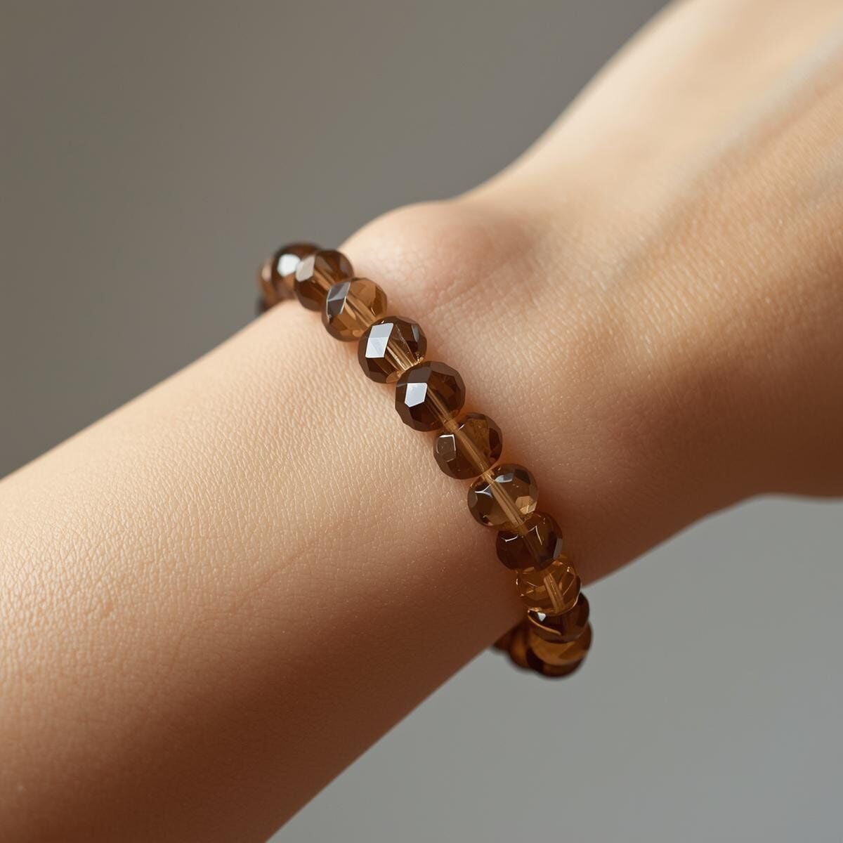 Dumanlı Kuvars Bileklik El Yapımı