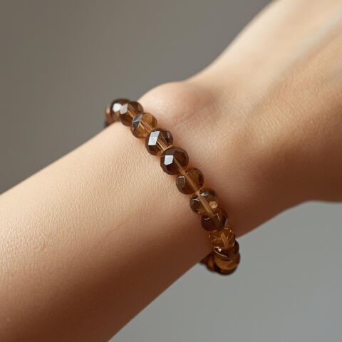 Dumanlı Kuvars Bileklik El Yapımı