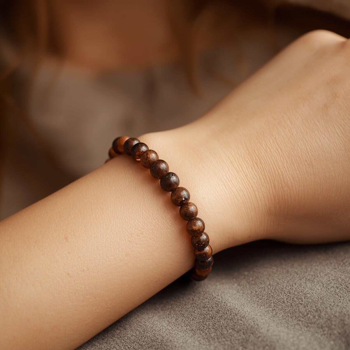 Bronzit Bileklik El Yapımı