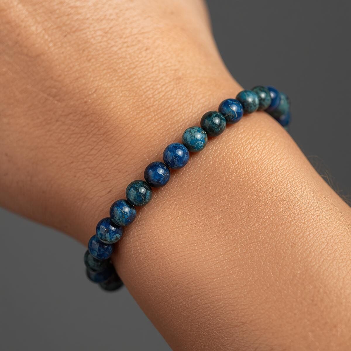 Azurit Bileklik El Yapımı