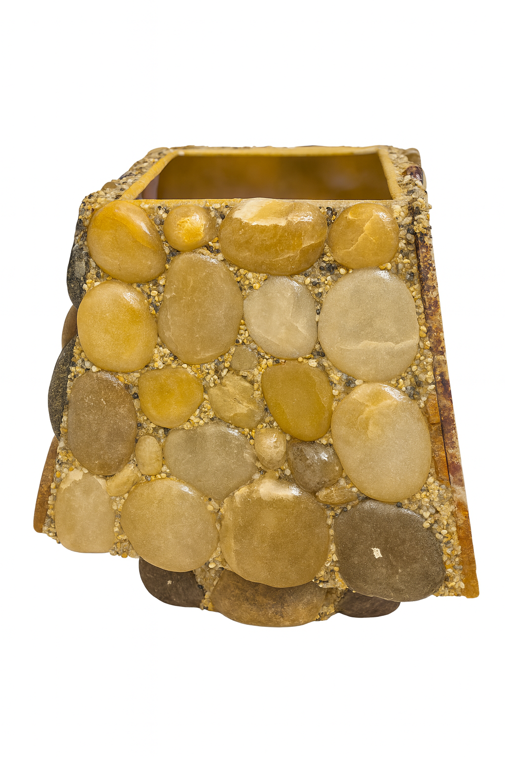 Renkli Akik Doğal Taş Lamba