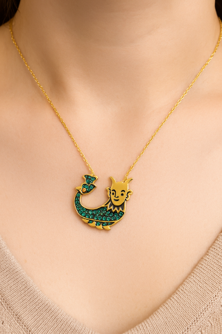 Şahmeran Kolye Gümüş