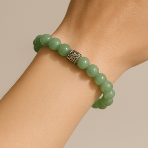 Yeşil Akik Bileklik El Yapımı