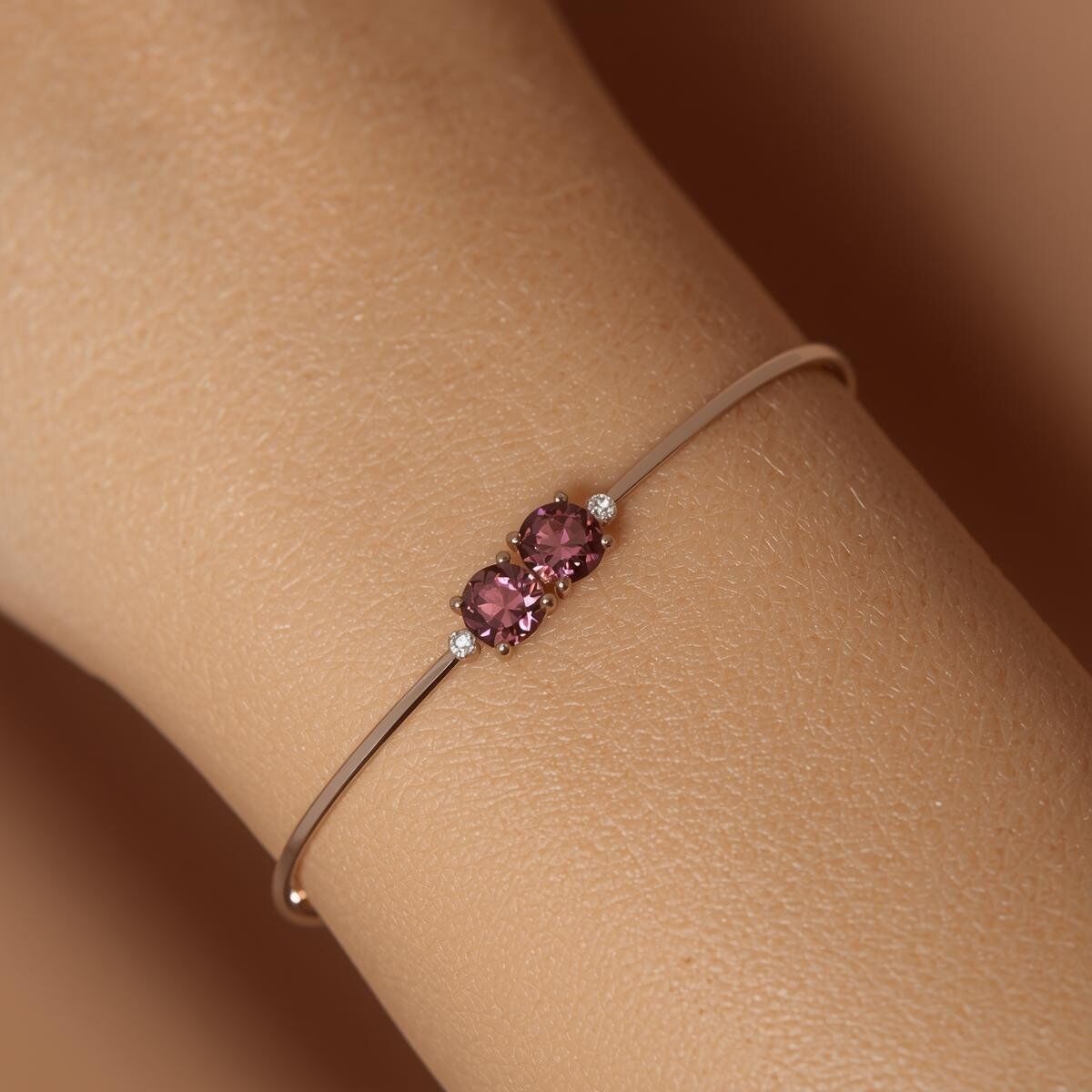 Zultanit Taşı Tasarım Bileklik El Yapımı