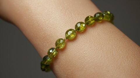 Peridot Bileklik El Yapımı