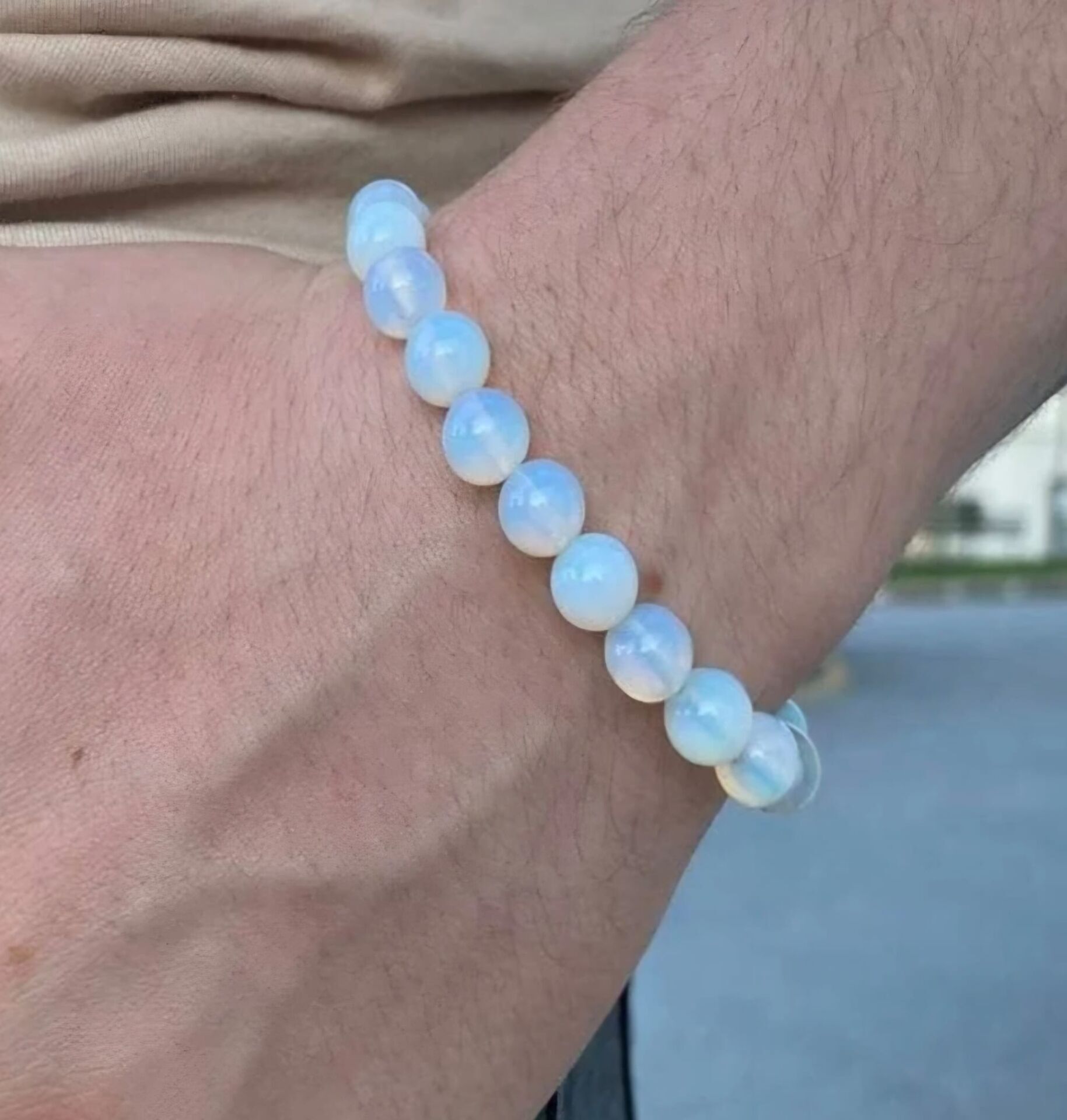 Mavi Topaz Bileklik El Yapımı