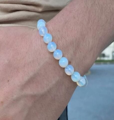 Mavi Topaz Bileklik El Yapımı