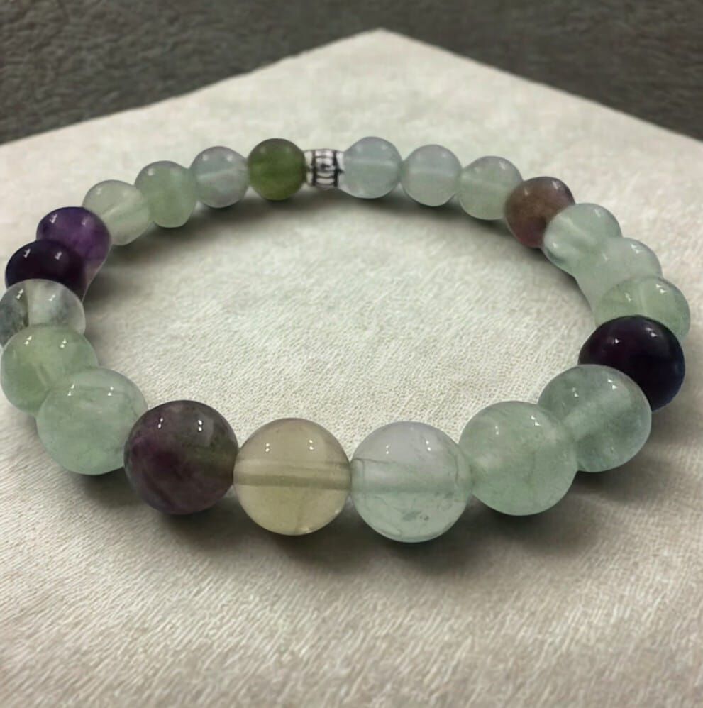 Adet Sancısı İçin Doğal Taş Bileklik El Yapımı