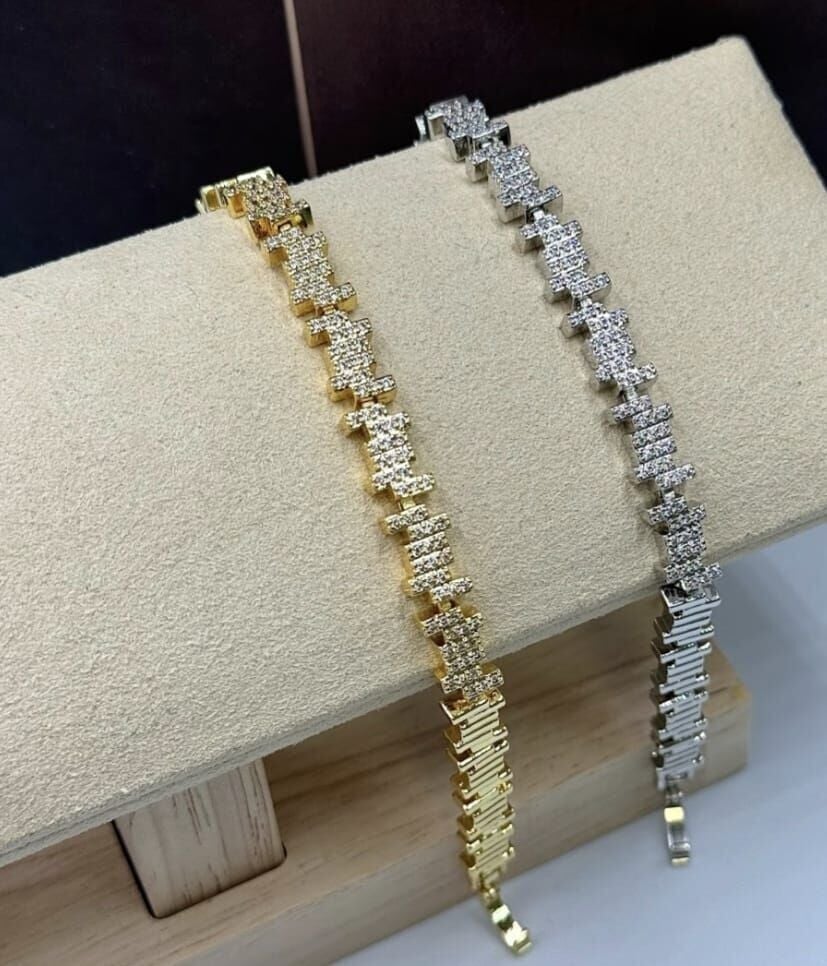 Zig Zag 14 K VIP Bileklik TEKLİ