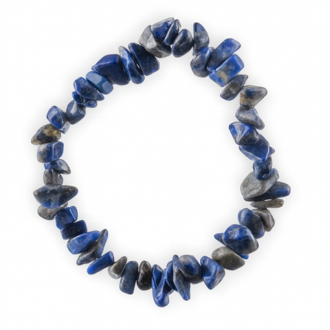 Lapis Lazuli Kırıktaş Doğal Taş Bileklik