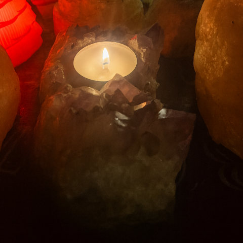 Ametist Ham Kütle Tealight