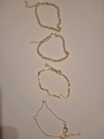 Altın Kaplama 4 lü Bileklik