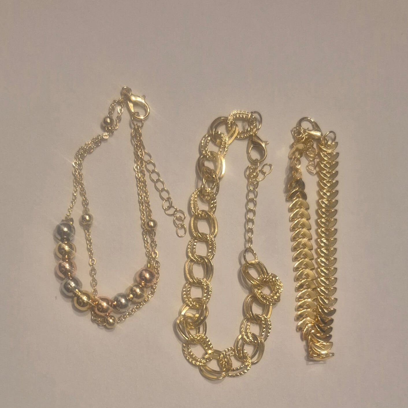 Gold Kaplama 3 lü Bileklik