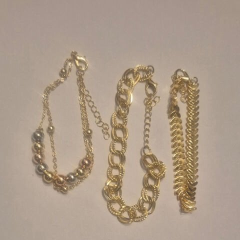Gold Kaplama 3 lü Bileklik
