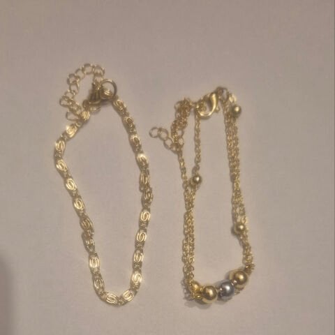 Altın Kaplama 2 li Bileklik