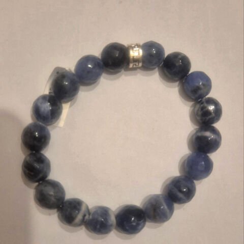 Kesimli Sodalit Doğal Taş Bileklik