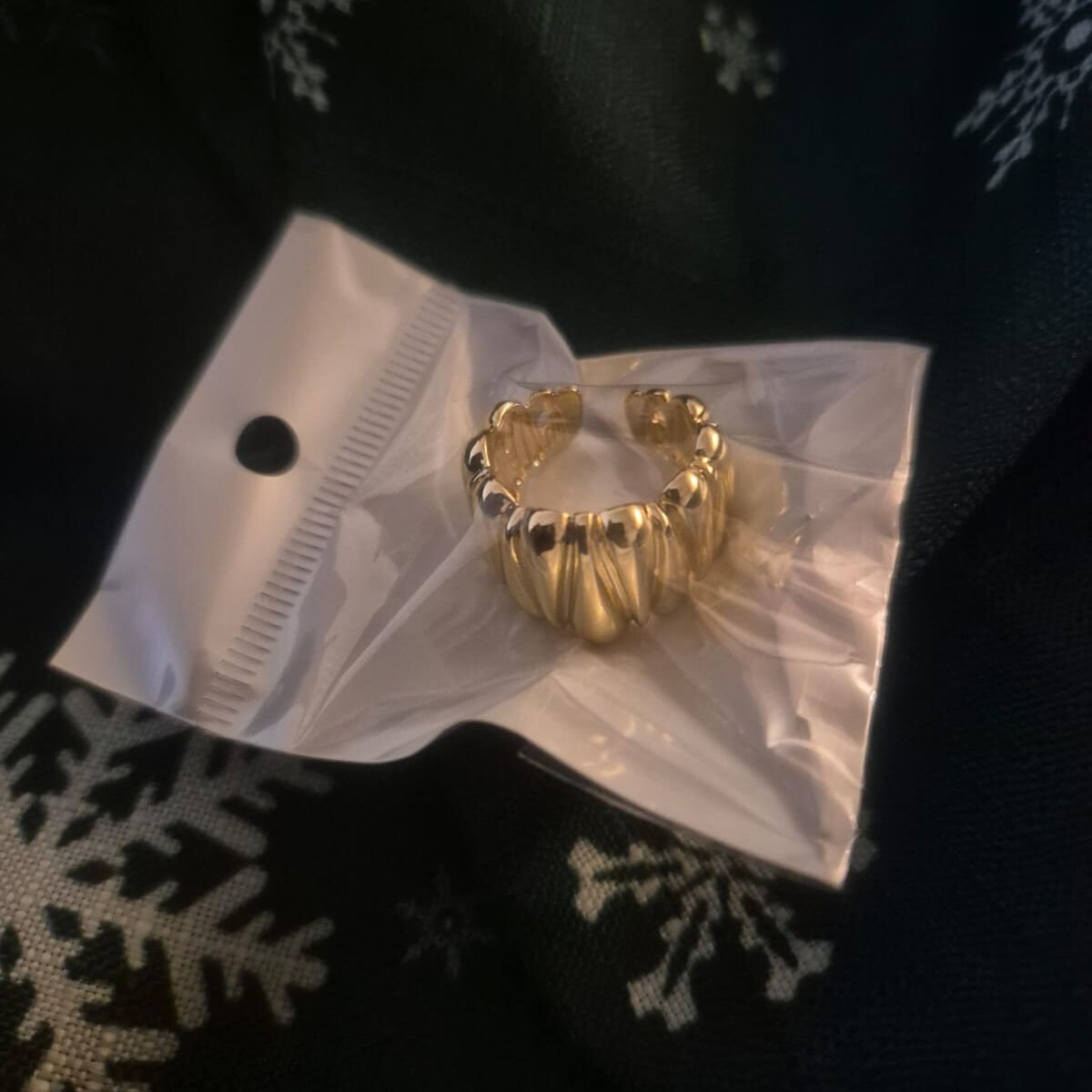 Ayarlanabilir Çelik 14K Yüzük