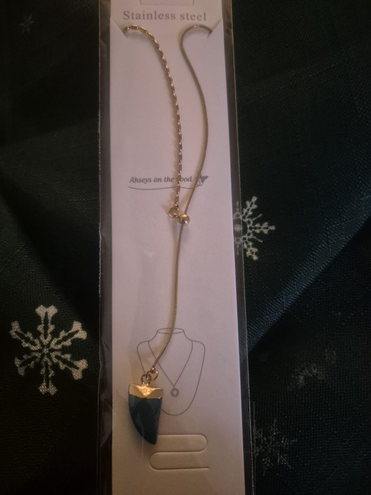 Yeşil Feng Shui Y Kolye